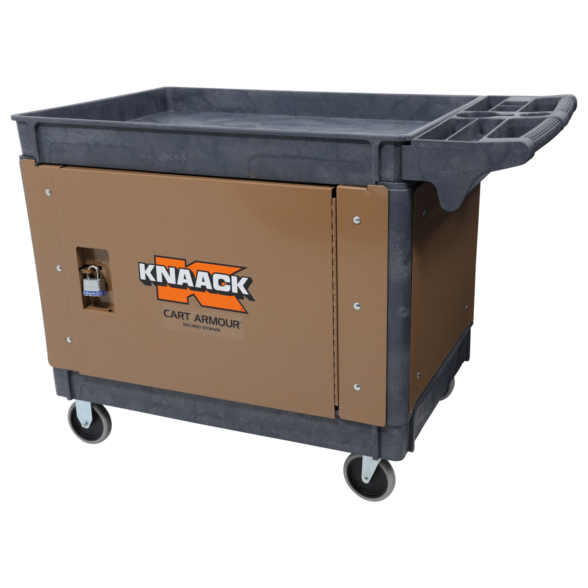 Knaack Cart Armour Mobile Cart Security Paneling — 16-Ga. Steel, Tan, Model# CA-05